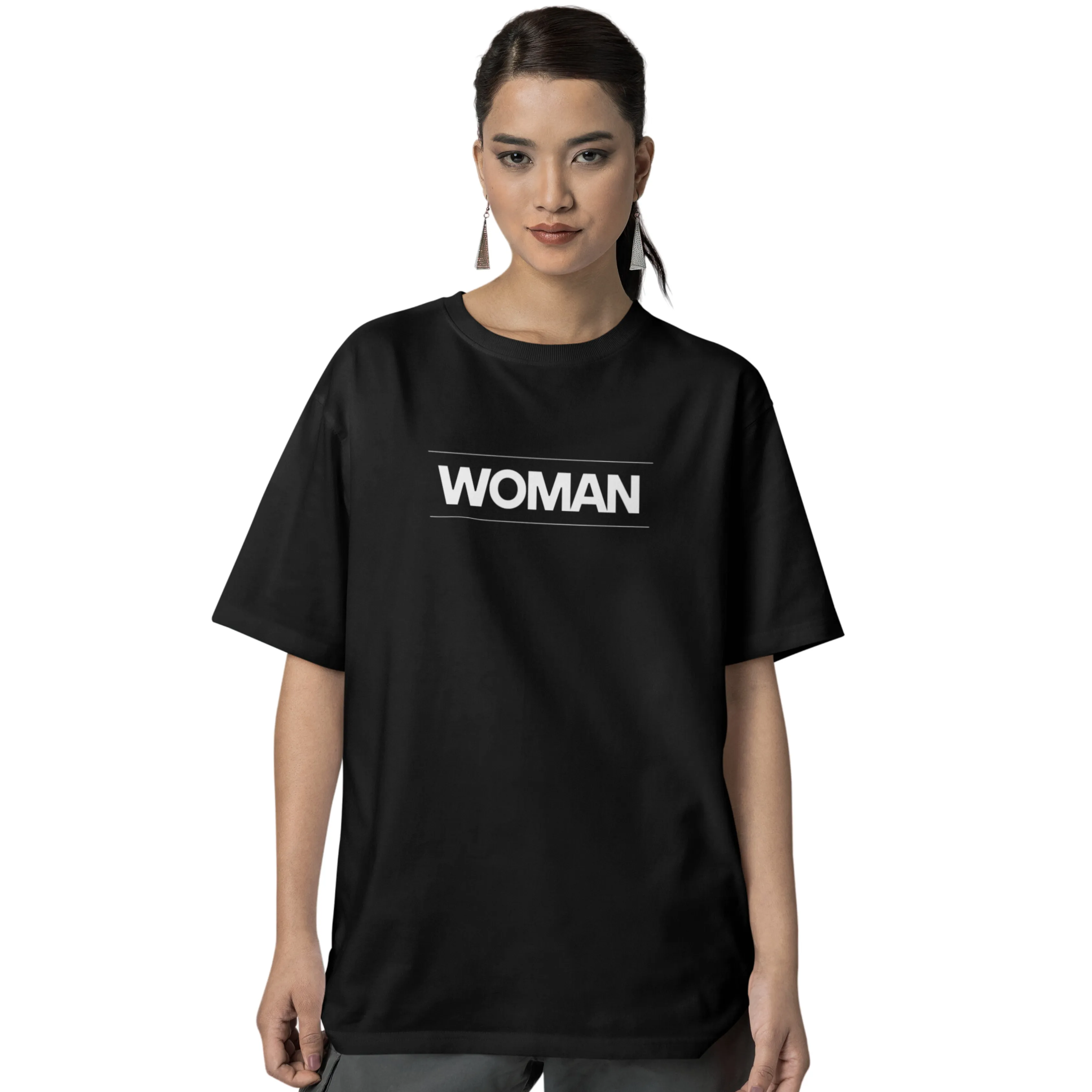 Woman Back Printed OversizedTee