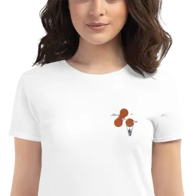 Women's Embroidered Adaptavist Balloon Design T-Shirt MC