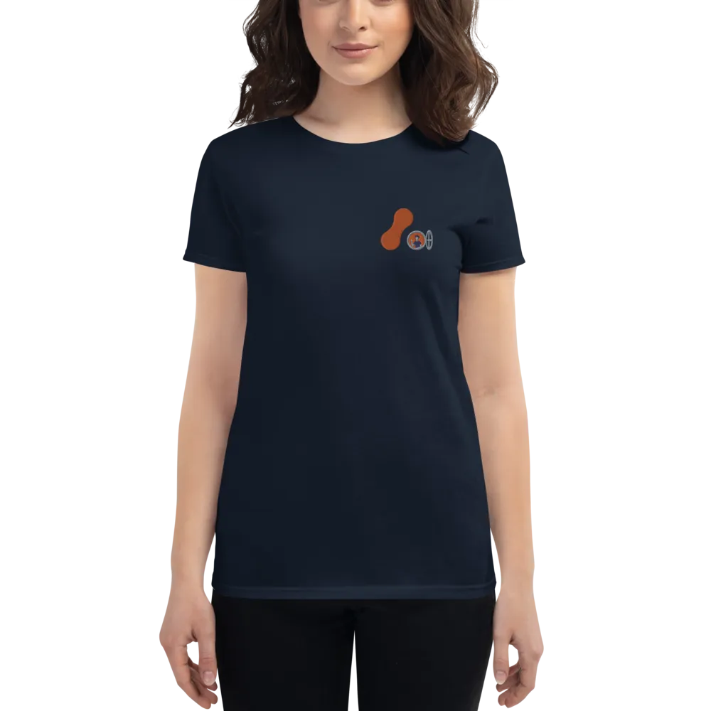 Women's Embroidered Adaptavist Hello Logo Design T-Shirt MC