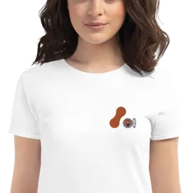 Women's Embroidered Adaptavist Hello Logo Design T-Shirt MC