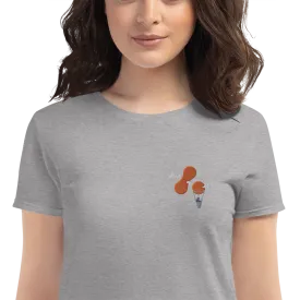 Women's Embroidered T-shirt - Adaptavist Balloon Design CB2