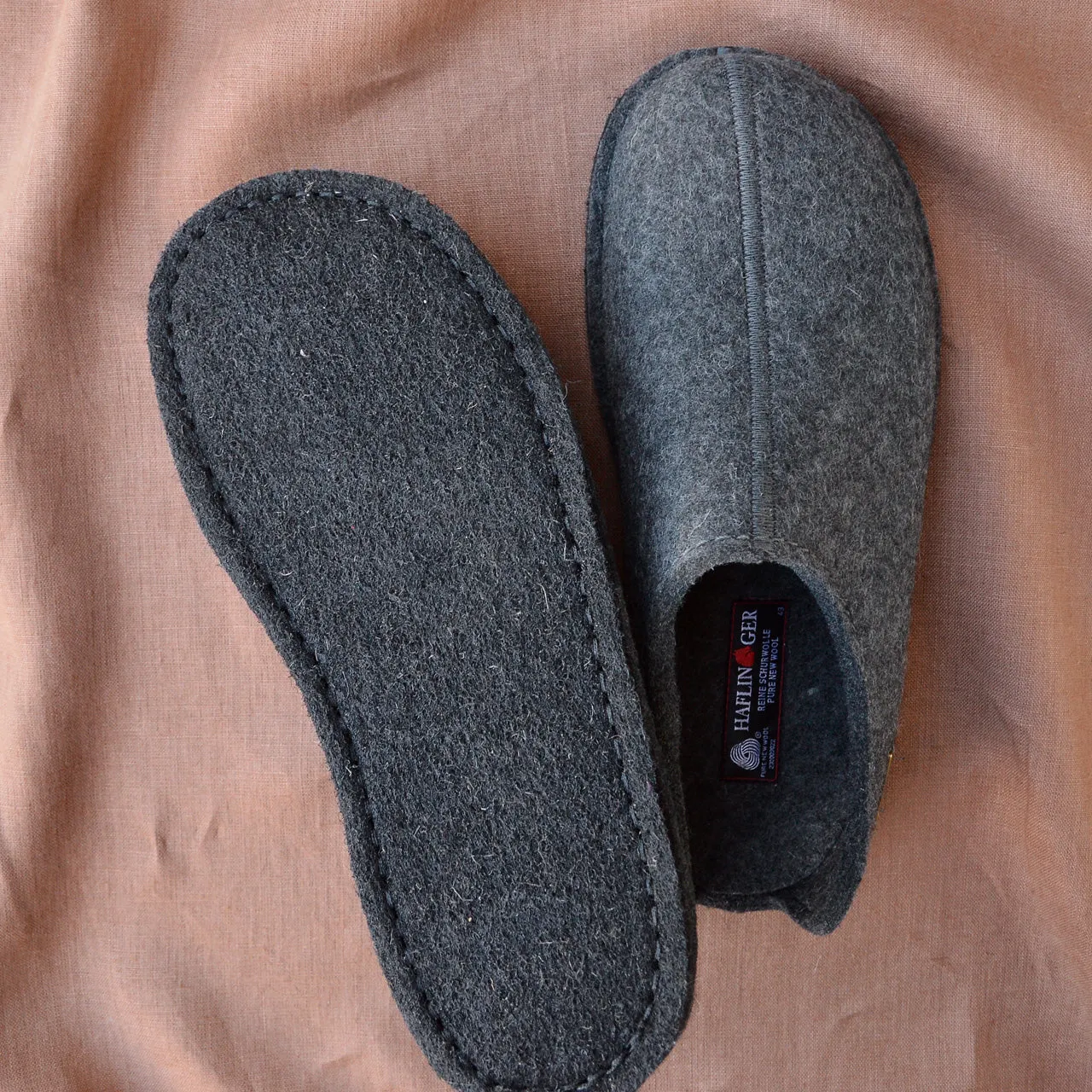 Wool Felt Slippers - Flair Smily - Anthracite AW23 (Adults 36-46)